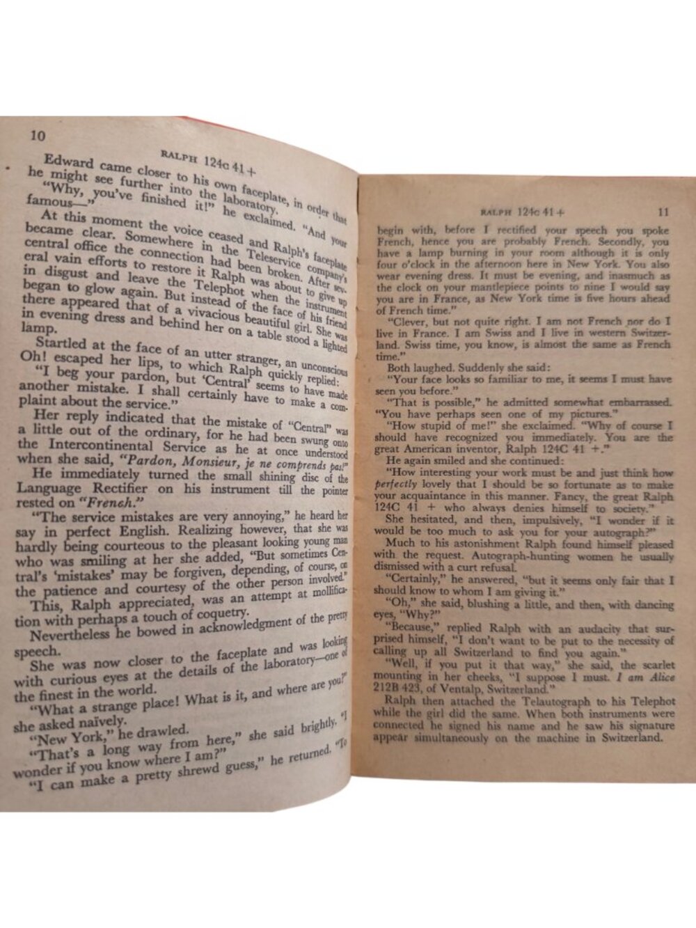 Hugo Gernsbacks Ralph 124C 41+ PB 1958 Crest Reprint Foreword Fletcher Pratt Vtg - Picture 10 of 16